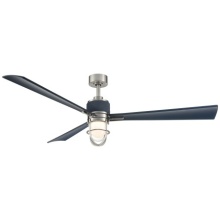 Minka-Aire F768L-BNW/NVY - Nauticus 65" LED Smart Indoor/Outdoor Ceiling Fan