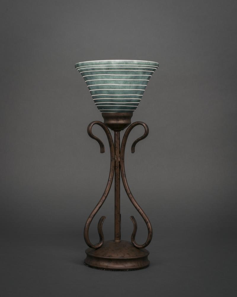 Swan Mini Table Lamp Shown In Bronze Finish