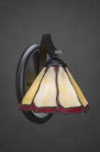Toltec Company 551-MB-9165 - Zilo Wall Sconce Shown In Matte Black Finish