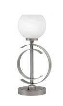 Toltec Company 56-GP-4101 - Accent Lamp, Graphite Finish, 5.75" White Marble Glass