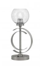 Toltec Company 56-GP-4102 - Accent Lamp, Graphite Finish, 5.75" Smoke Bubble Glass