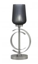 Toltec Company 56-GP-4252 - Accent Lamp, Graphite Finish, 5" Smoke Textured Glass