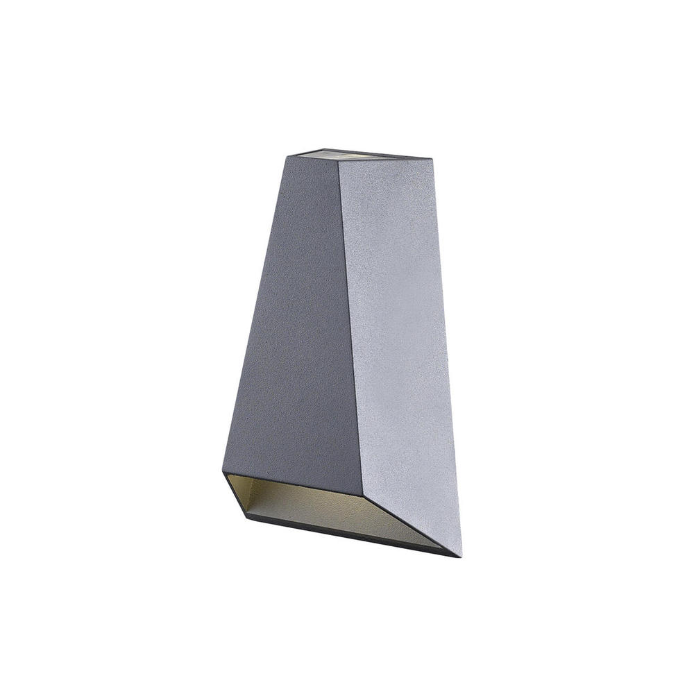 NEW - LED EXTERIOR WALL (DROTTO), GRAY, CLEAR GLS, 8W, 840LM