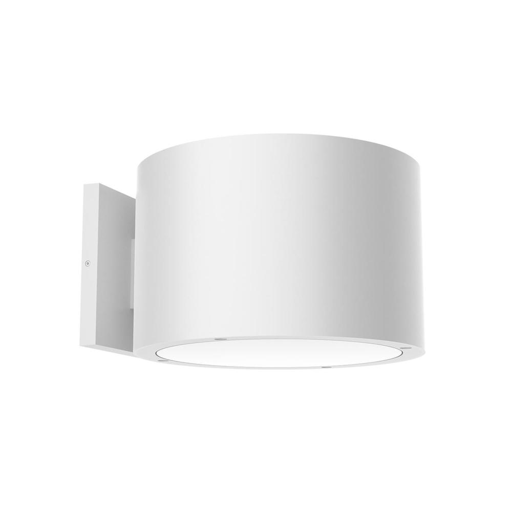 Lamar White LED Exterior Wall Sconce