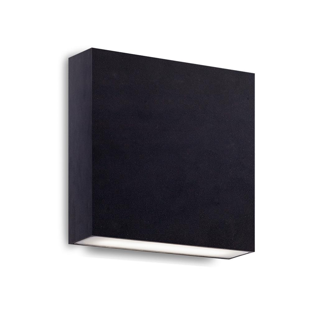 Mica 6-in Black LED All terior Wall