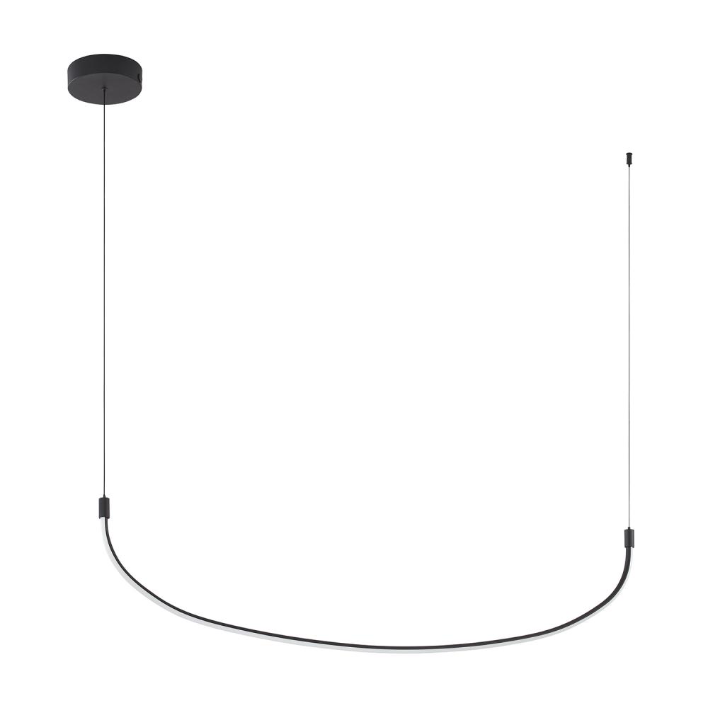 Talis 48-in Black LED Linear Pendant