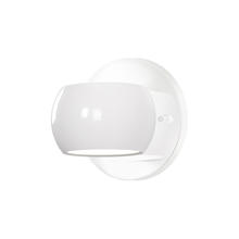 Kuzco Lighting Inc WS46604-GWH - Flux 4-in Gloss White LED Wall Sconce