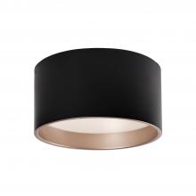 Kuzco Lighting Inc FM11414-BK-5CCT - Mousinni 14-in Black LED Flush Mount