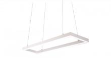 Kuzco Lighting Inc PD61230-WH - Piazza - Rectangular Pendant with Powder Coated Extruded Aluminum