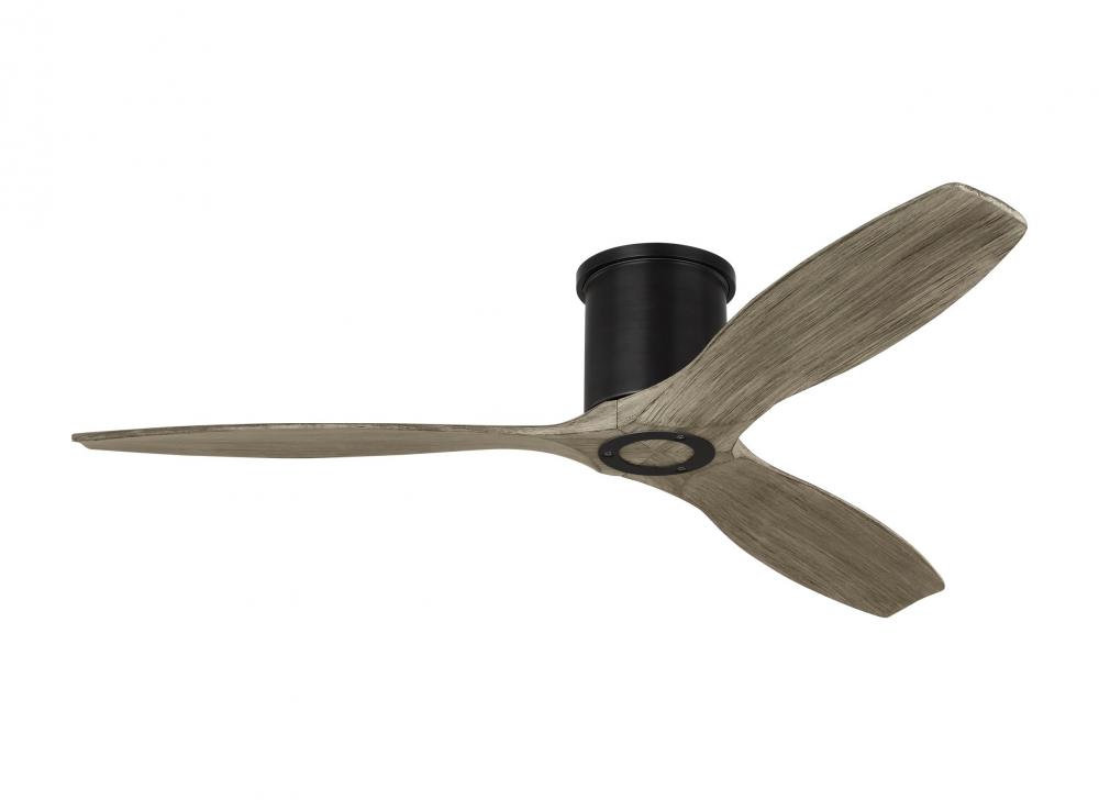 Collins 52-inch indoor/outdoor Energy Star smart hugger ceiling fan in aged pewter finish