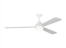 Visual Comfort & Co. Fan Collection 3STMSM60RZWD - Streaming Smart 60" Dimmable Indoor/Outdoor Integrated LED White Ceiling Fan