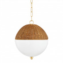 Mitzi by Hudson Valley Lighting H603701S-AGB - Summer Pendant