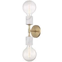 Mitzi by Hudson Valley Lighting H120102-AGB - Asime Wall Sconce
