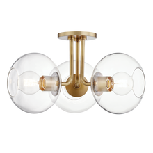 Mitzi by Hudson Valley Lighting H270603-AGB - Margot Semi Flush