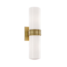 Mitzi by Hudson Valley Lighting H328102-AGB - Natalie Wall Sconce