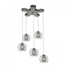 Access 52076-CH/CLR - 5 Light Cluster Pendant