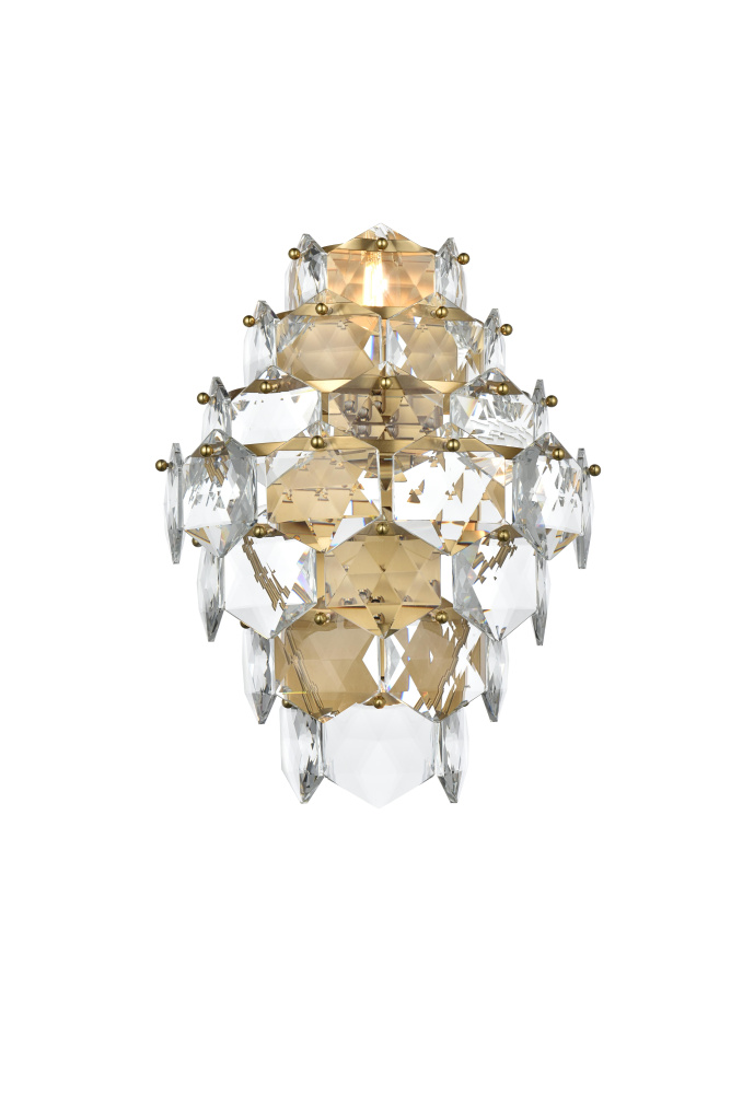 Wall Sconce W13.8"S8"*H18"L4 Satin Gold