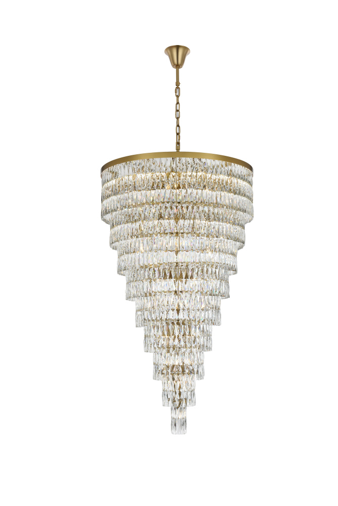 Pendant D41"H68"L61 Satin Gold