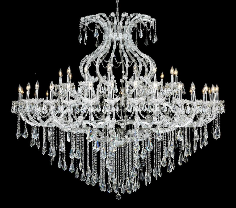 Maria Theresa 49 light Chrome Chandelier Clear Royal Cut Crystal