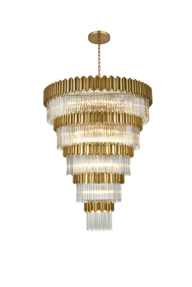 Pendant D59"H79"L45 Satin Gold