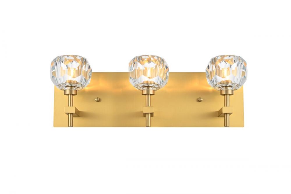 Graham 3 Light Wall Sconce in Gold