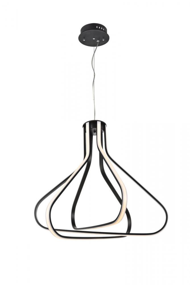 Dahlia LED HANG D26"H25"42W BK