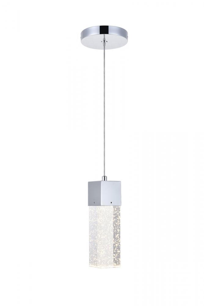 Novastella 1 light Chrome LED Pendant