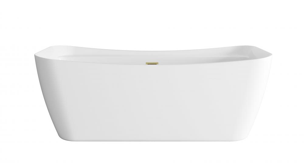 Bathtub 66.9x30.7x25.6 GW with BGD drain kit