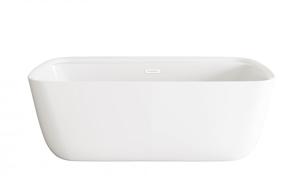 Bathtub 66.9x30.7x23.6 GW with WHT drain kit