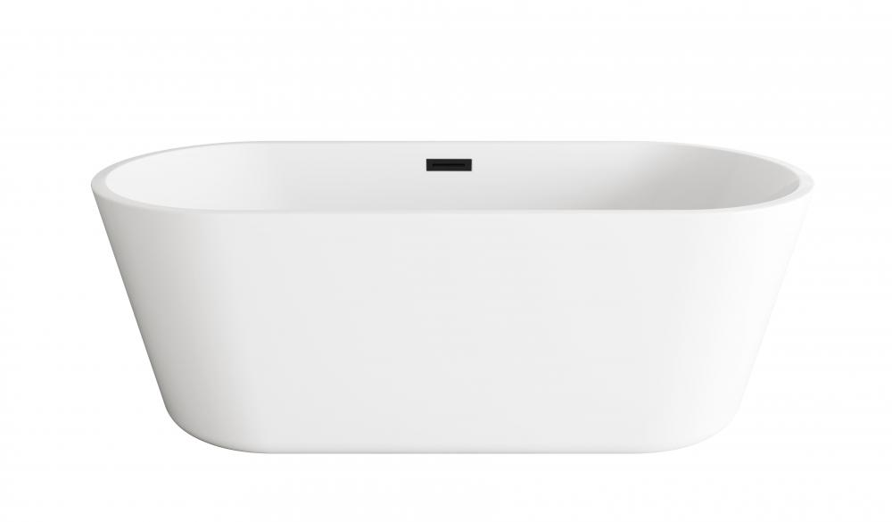 Bathtub 64.9"28.3"22.8" GW with MBK drain kit