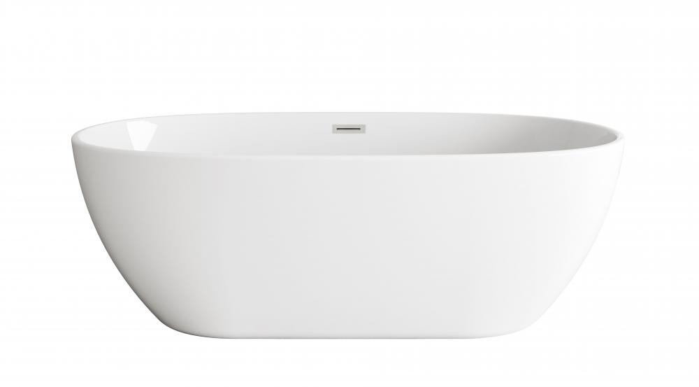 Bathtub 66.9"30.7"24.0" GW with BNK drain kit