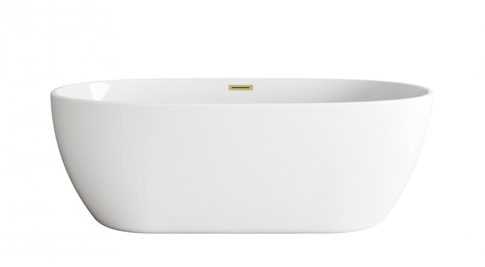 Bathtub 70.0"33.5"24.0" GW with BGD drain kit