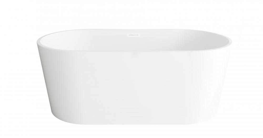 Bathtub 59.1 x 29.5 x 23 GW with WHT drain kit
