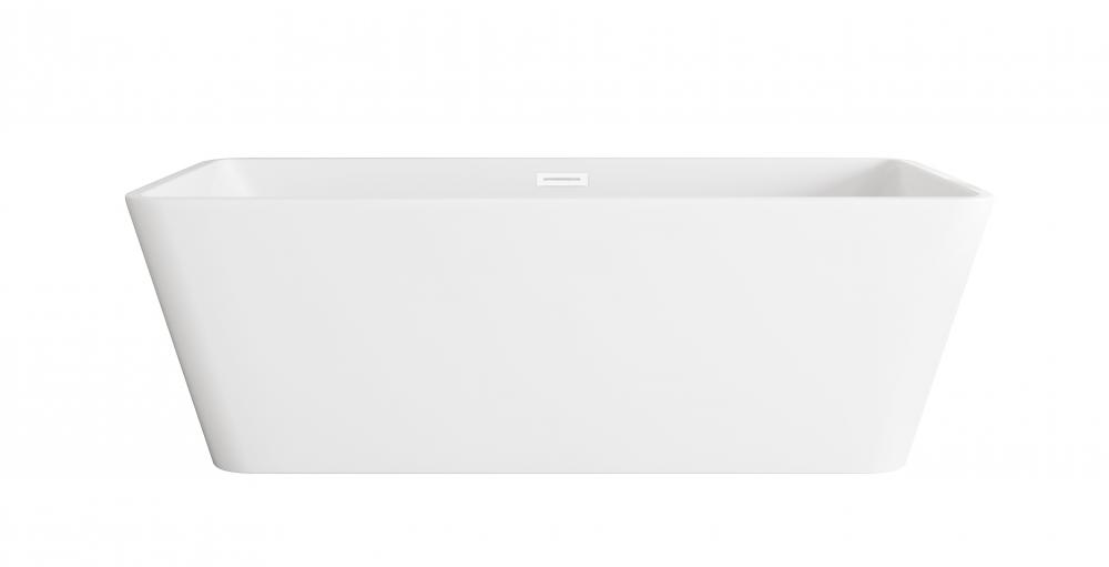 Bathtub 66.9 x 29.5 x 22.8 Glossy White