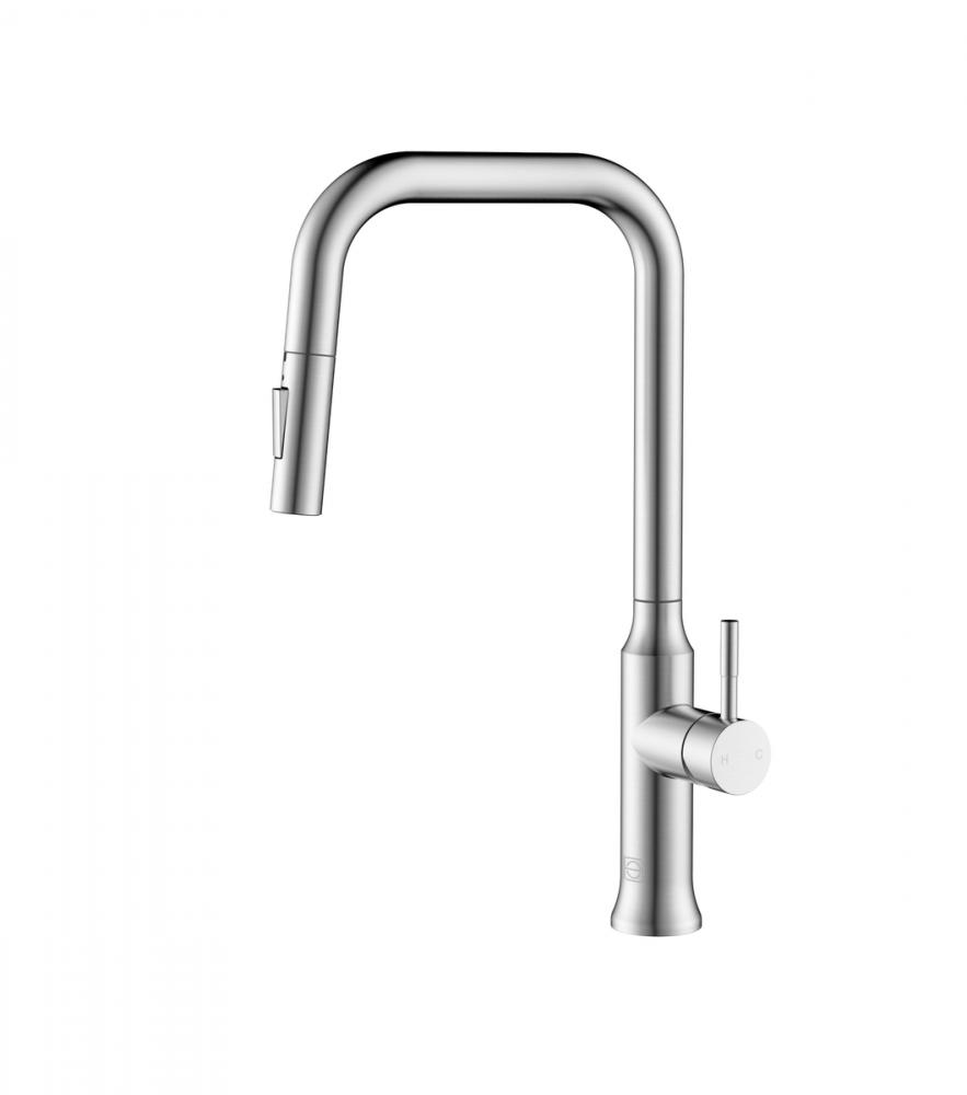 Kitchen Faucet 4 1/8"  × 1‘ 5-1/2" × 10 3/16" brushed nickel