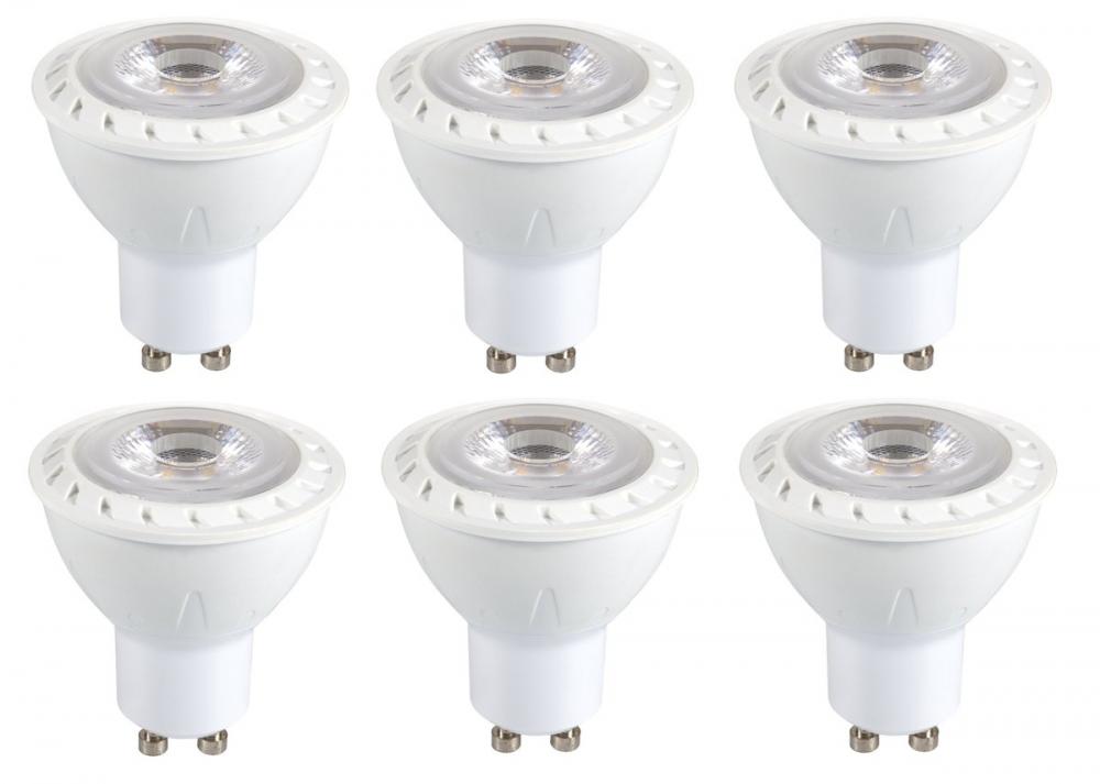 LED GU10 light bulb, 5000K, 35 degree, CRI80, ETL, 6.5W, 80W EQUIVALENT, 25000HRS