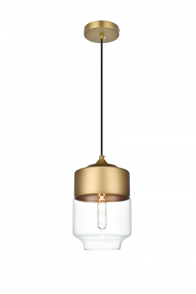 ASHWELL Hang D7.1"H11"L1 Satin Gold