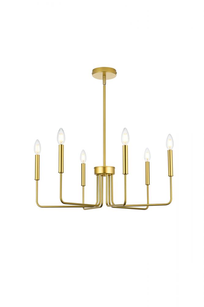 Willa Pendant D26.0"H10" L6 Brass