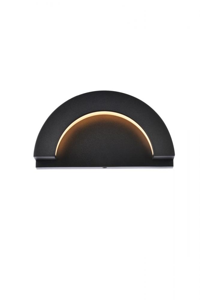 Raine Integrated LED wall sconce  in black