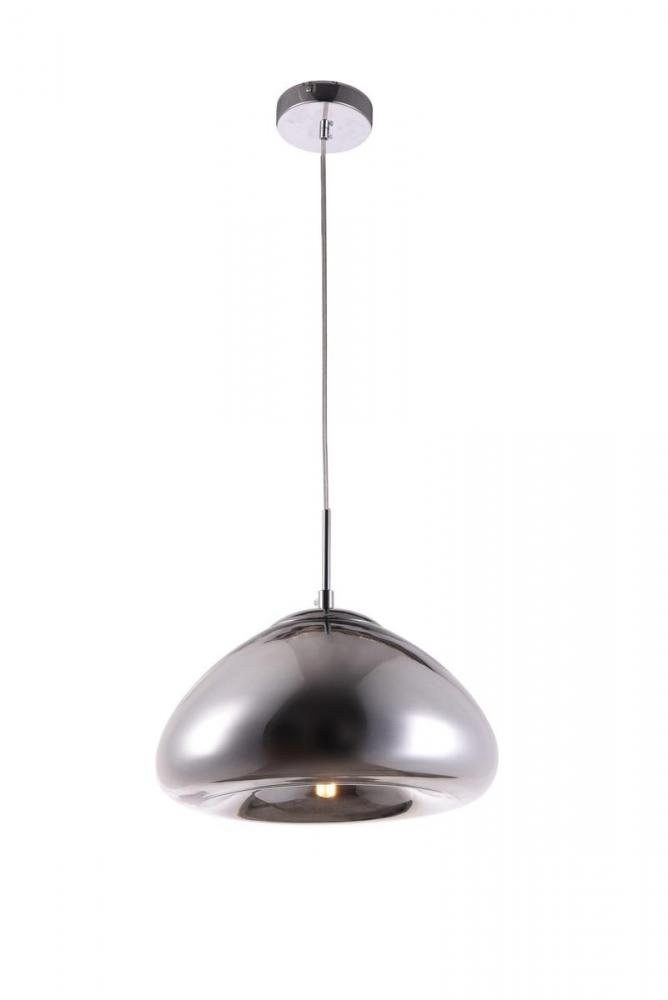 Pendant D11"H7"L1 Chrome
