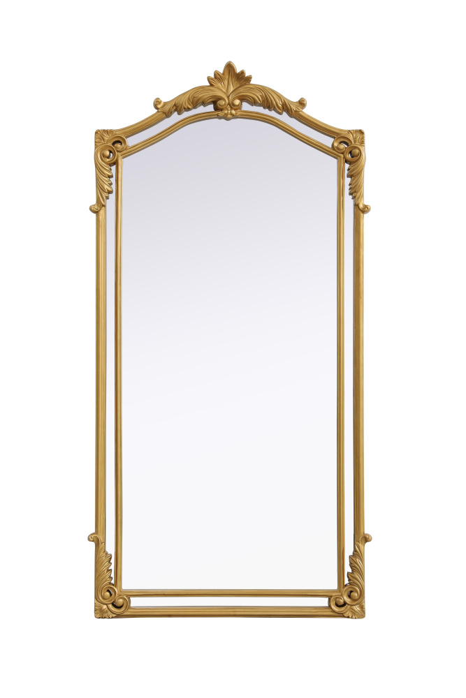 Wall mirror 33.5"x66" gold leaf