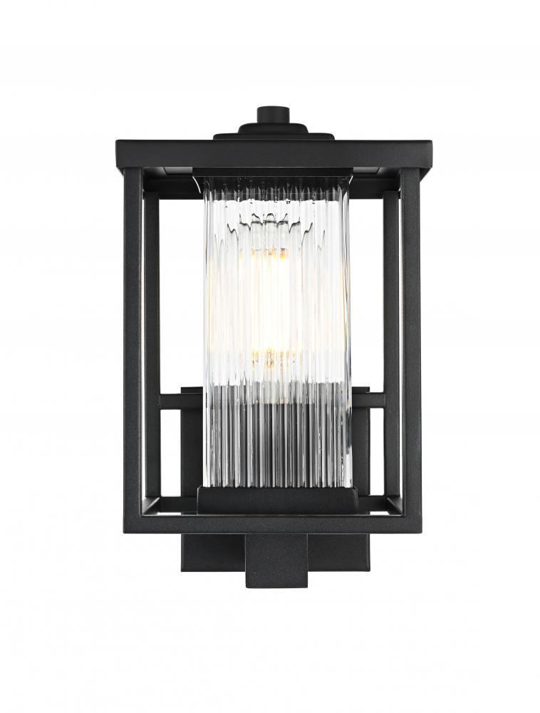 Wall sconce W6.5" H11.5" E8" L1 Black