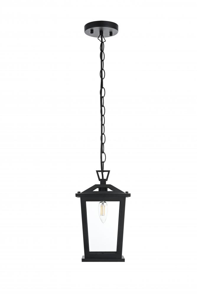 Outdoor Hanging L7" W5.5" H12" L1 Black