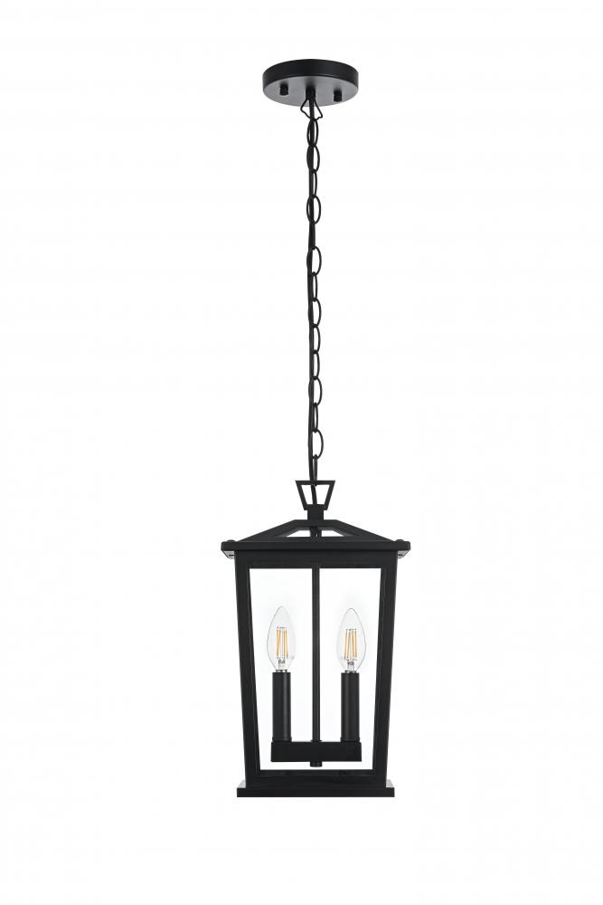 Outdoor Hanging L8.5" W6" H14.5" L2 Black
