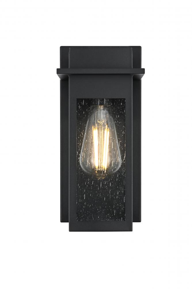 Wall sconce W5" H11" E5.5" L1 Black