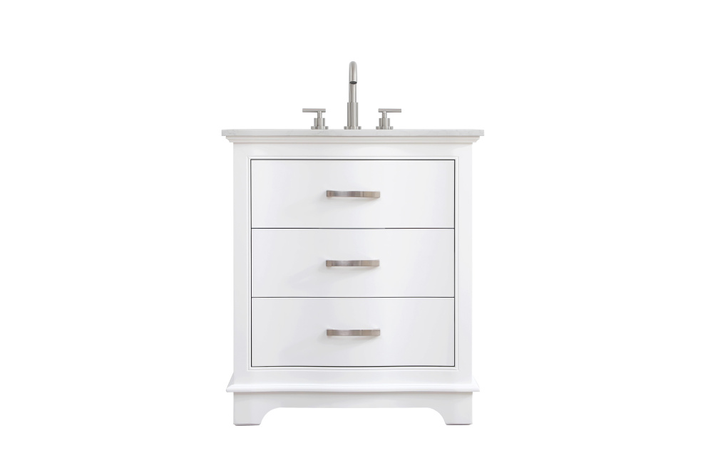 Vanity Cabinet 30"W x 22"D x 34"H white