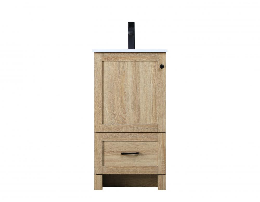 Vanity Cabinet 18"x19"x34" Mango Wood