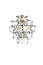 Elegant 1050W15C - Wall Sconce W13.8"S8"*H15"L4 Chrome