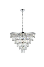 Elegant 1060D27C - Pendant D27.5"H20.5"L13 Chrome