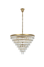 Elegant 1060D36SG - Pendant D36"H27"L29 Satin Gold